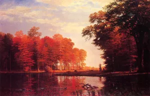 Autumn Woods by Oil Painting Reproduction