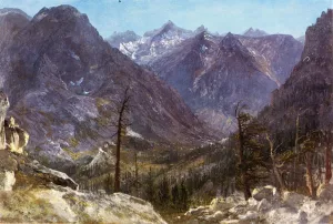 Estes Park, Colorado by Albert Bierstadt - Hand-Painted Oil Painting Reproduction