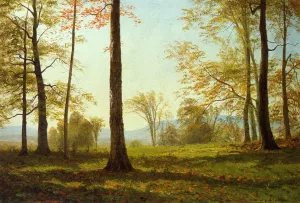 In The Yosemite Valley by Albert Bierstadt - Hand-Painted Oil Painting Reproduction