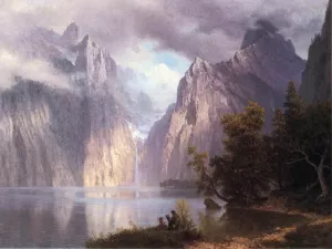 Scene in the Sierra Nevada by Oil Painting Reproduction