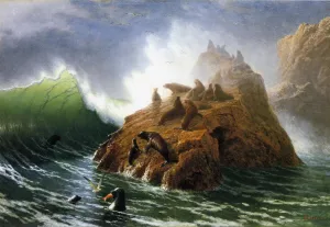 Seal Rock by Oil Painting Reproduction
