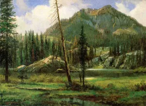 Sierra Nevada Mountains by Oil Painting Reproduction