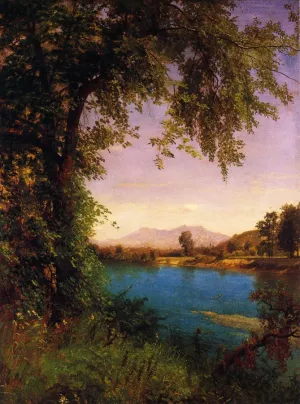 South and North Moat Mountains by Oil Painting Reproduction
